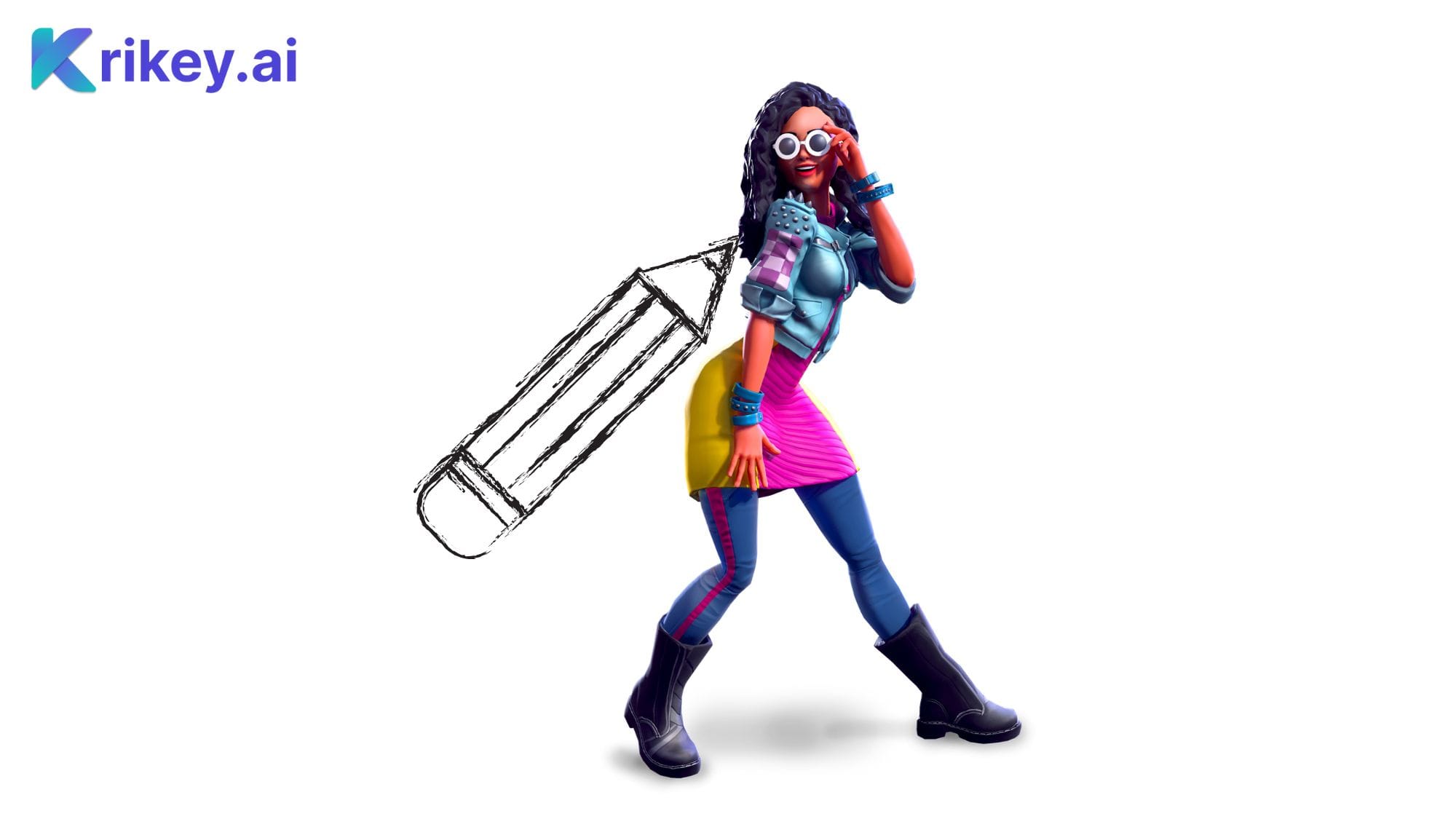 animated person meaning made with Krikey AI Animation video editor