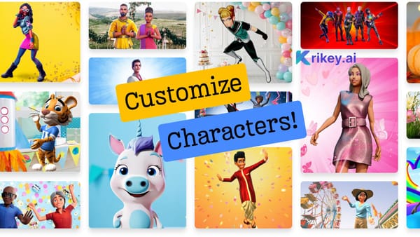 Custom Characters cute cartoon characters animation ai character