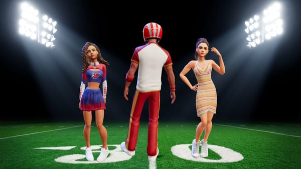 Football party invitation with talking avatars made in Krikey AI cartoon maker