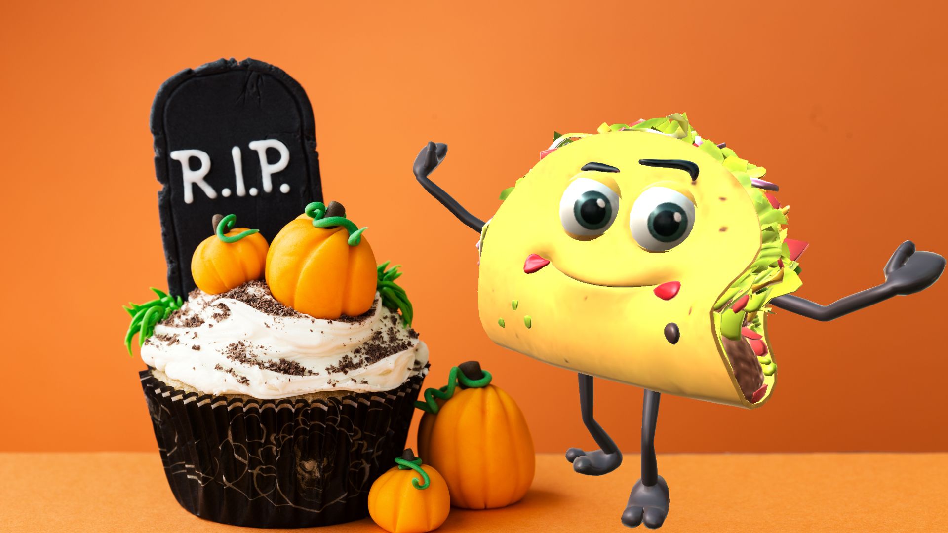 Halloween Decor for animated videos with cartoon characters made with Krikey AI Animation tools