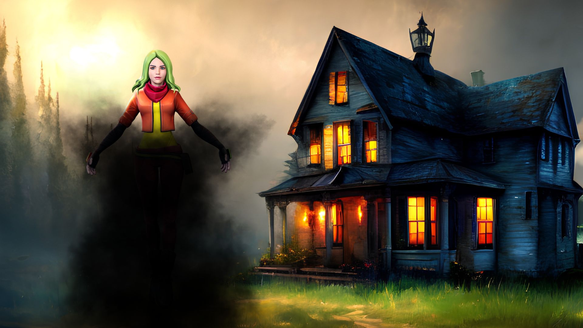 Halloween Ghost with Krikey AI Animation Maker cartoon characters