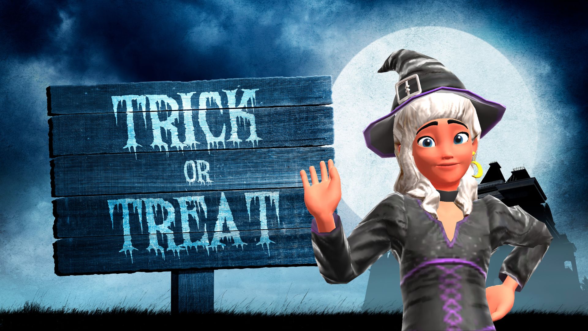 Haunted House Decorations made with Krikey AI Animation maker