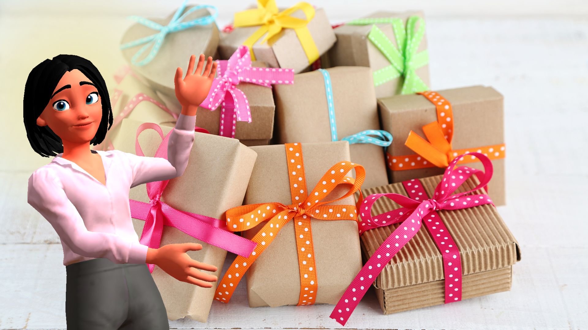 Thanksgiving gift ideas made with cool cartoon characters in Krikey AI video editor