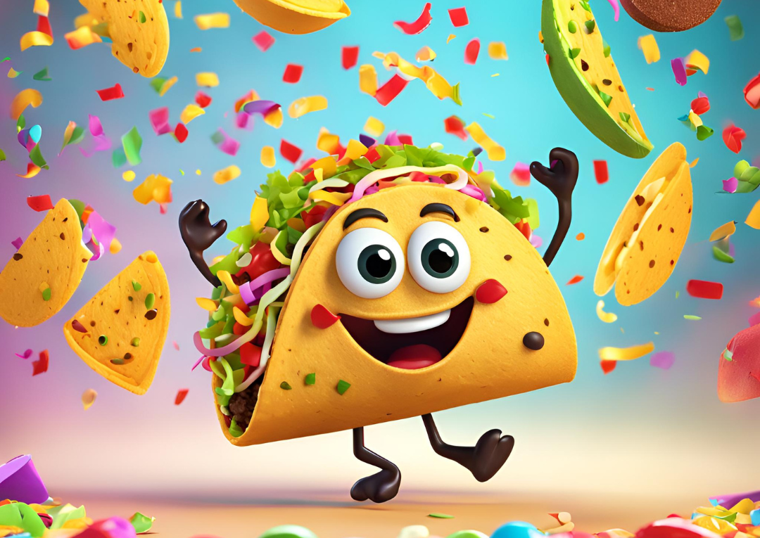 Cartoon Taco